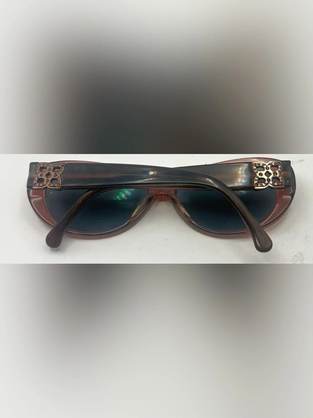BCBGMaxAzria Brown Oval Sunglasses Frames Only